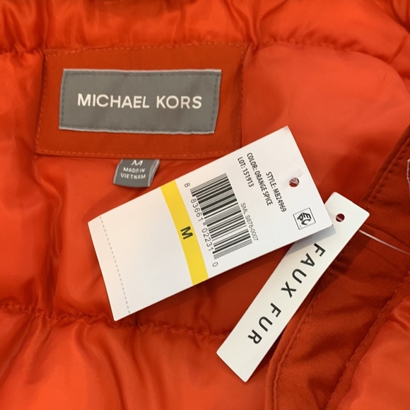 Michael Kors Faux Fur-Trimed Hooded Parka NWT - Picture 5 of 14